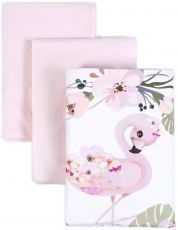 Дитячий постільний комплект Veres Flamingo pink 6 одиниць